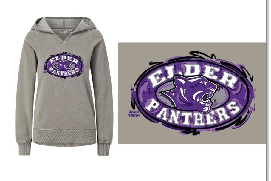 WOS MVSPORT GREY WATERCOLOR HOODIE