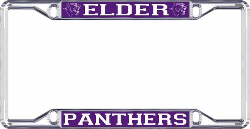 ELDER CHROME LICENSE PLATE COVER
