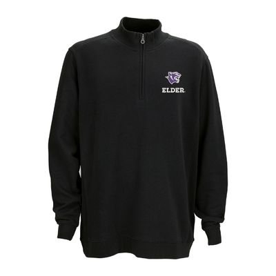 VANTAGE PREMIUM BLACK COTTON 1/4 ZIP