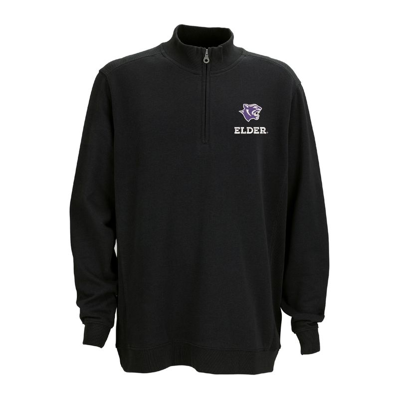 VANTAGE PREMIUM BLACK COTTON 1/4 ZIP