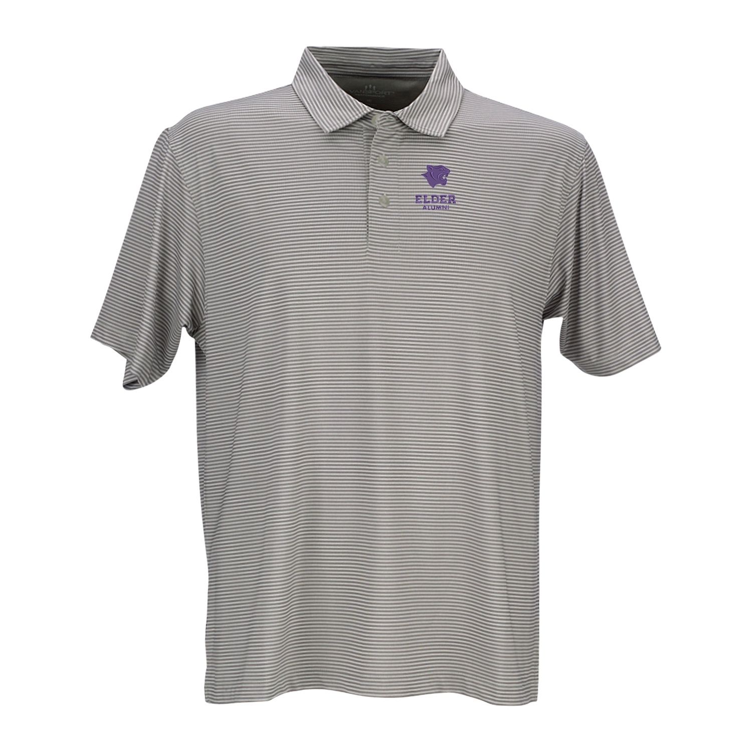 VANSPORT GREY TONAL STRIPE POLO