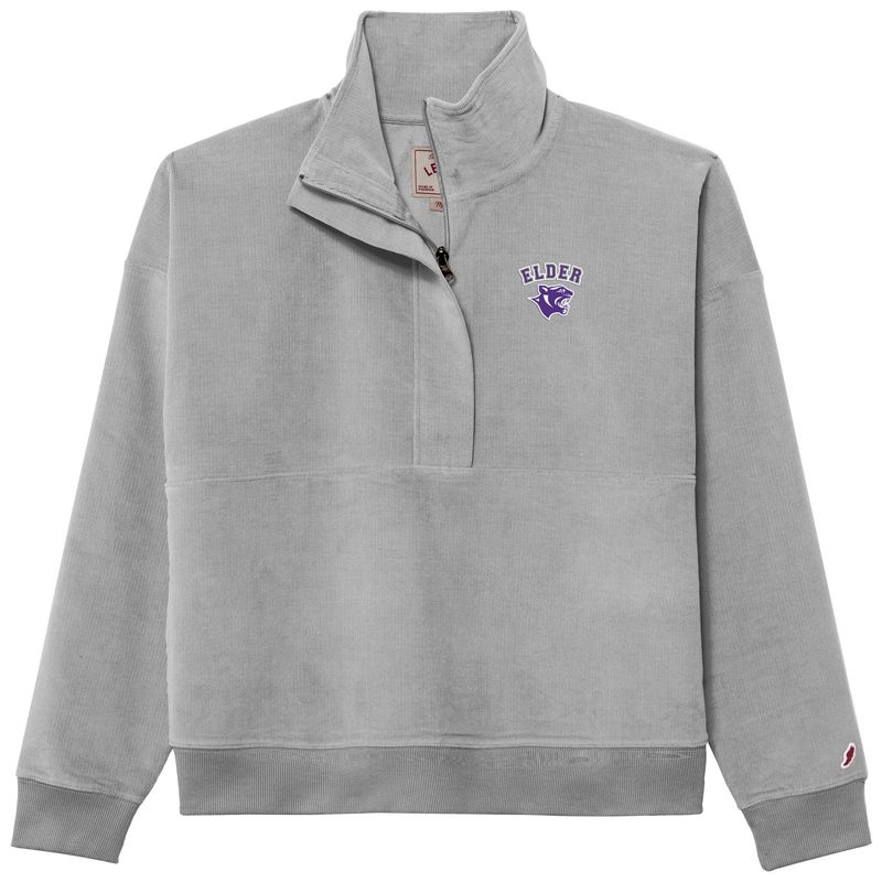 WOS L2 GREY CORD 1/2 ZIP