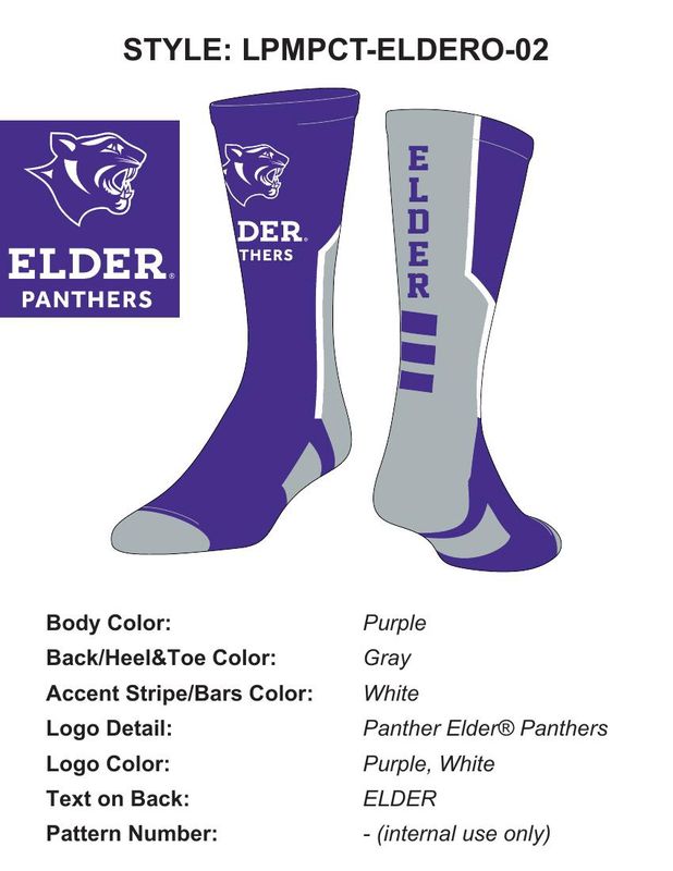 JARDINE GREY/ PURPLE CREW SOCK 2024/25