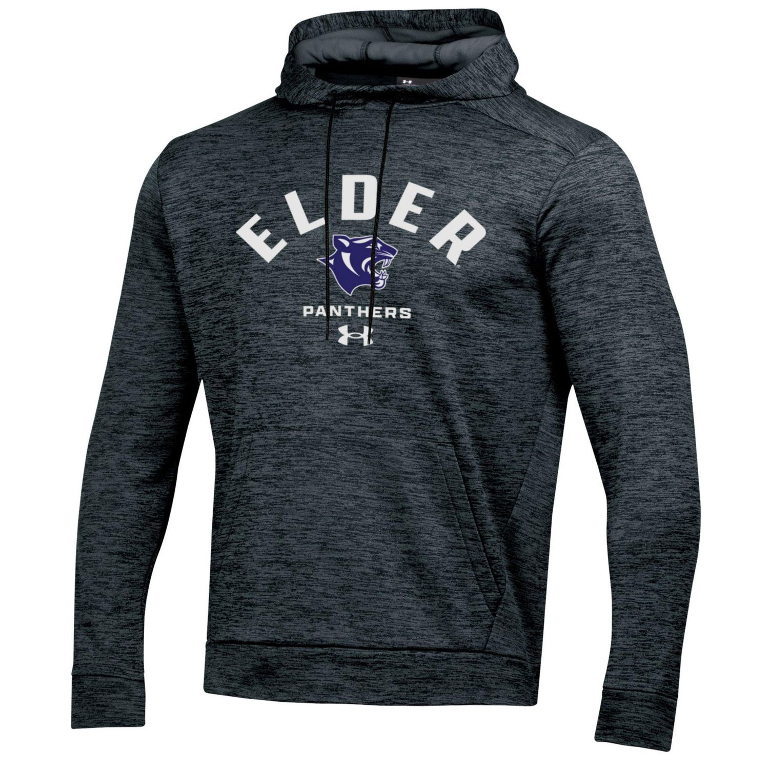 MENS UNDER ARMOUR BLACK HEATHER HOOD 25/26