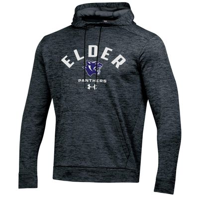 MENS UNDER ARMOUR BLACK HEATHER HOOD 25/26