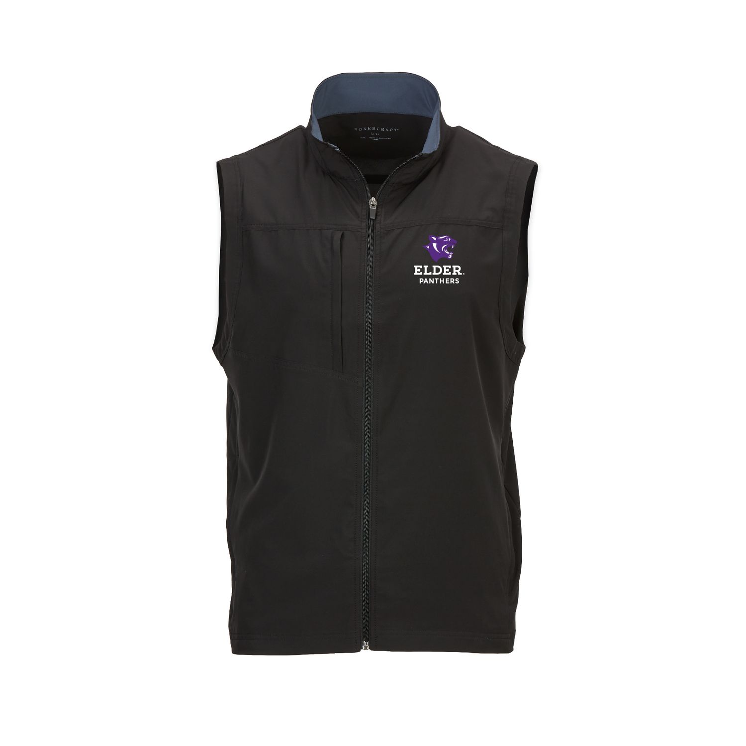 BOXERCRAFT MENS WOVEN BLACK VEST