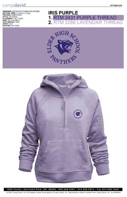 WOS CD LILAC 1/2 HOOD