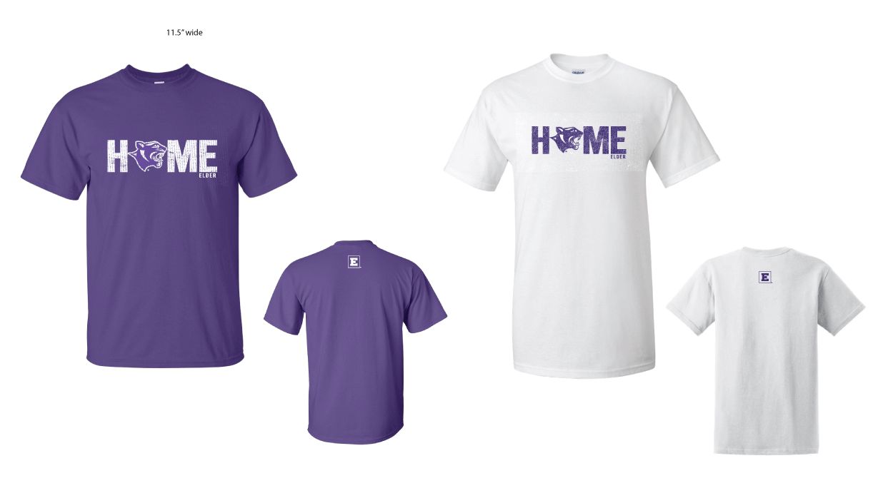 YOUTH TRI BLEND HOME TEE PURPLE