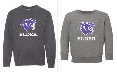 YOUTH GRAPHITE GREY CREW UNDERGROUND