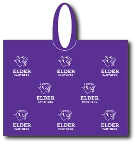 PURPLE ELDER RAIN PONCHO
