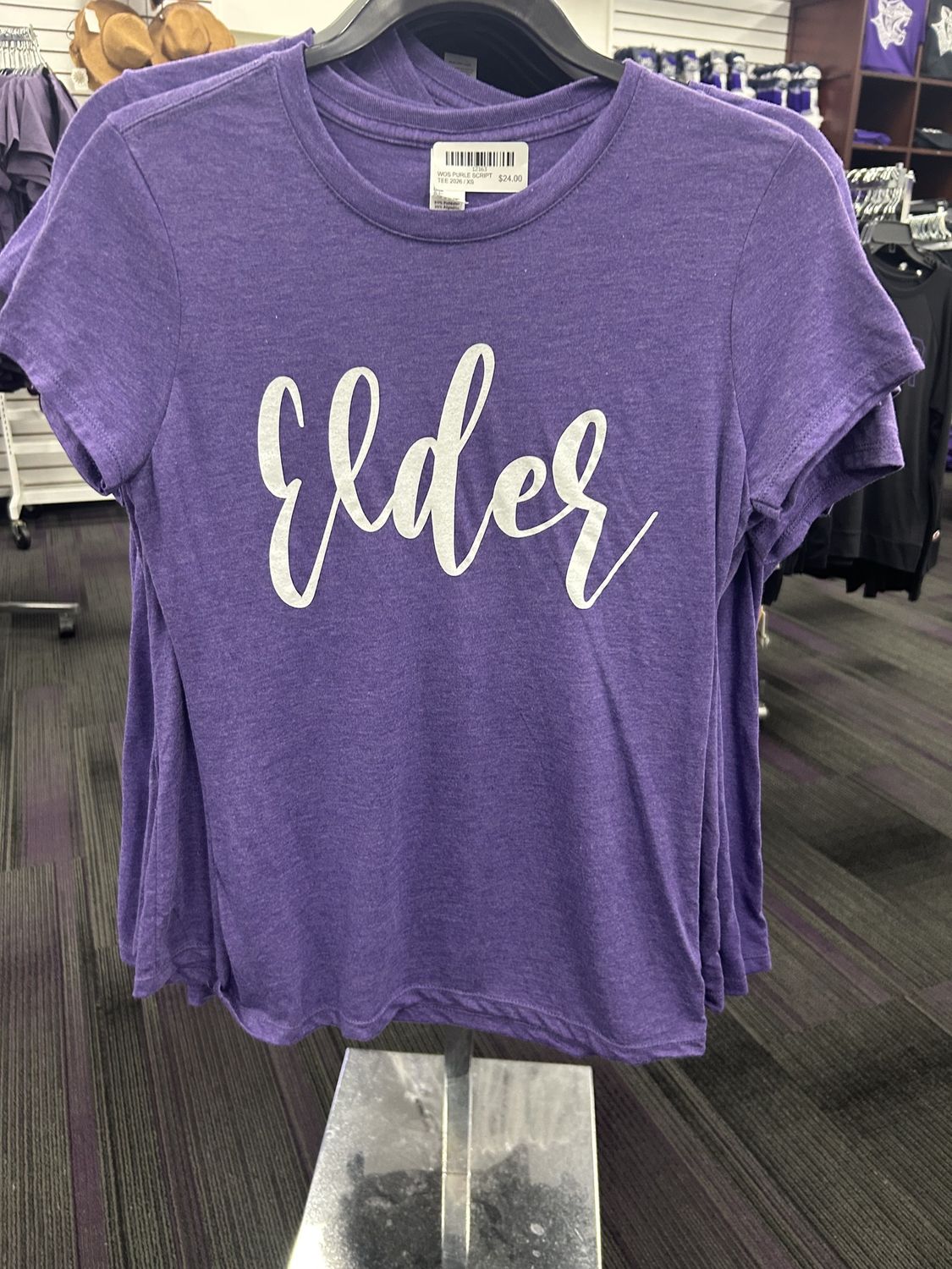 WOS PURPLE SCRIPT TEE 2026