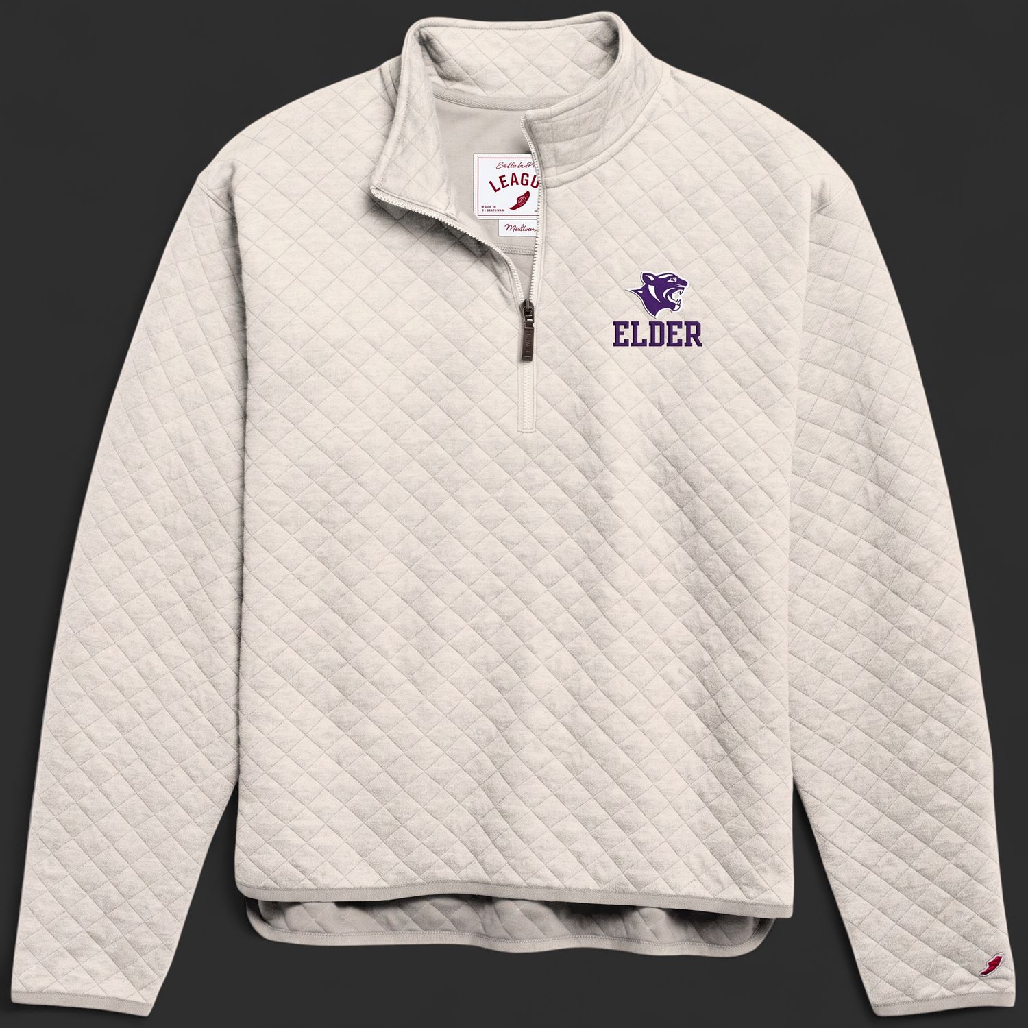 L2 CREAM QUILTED 1/4 ZIP 26/27