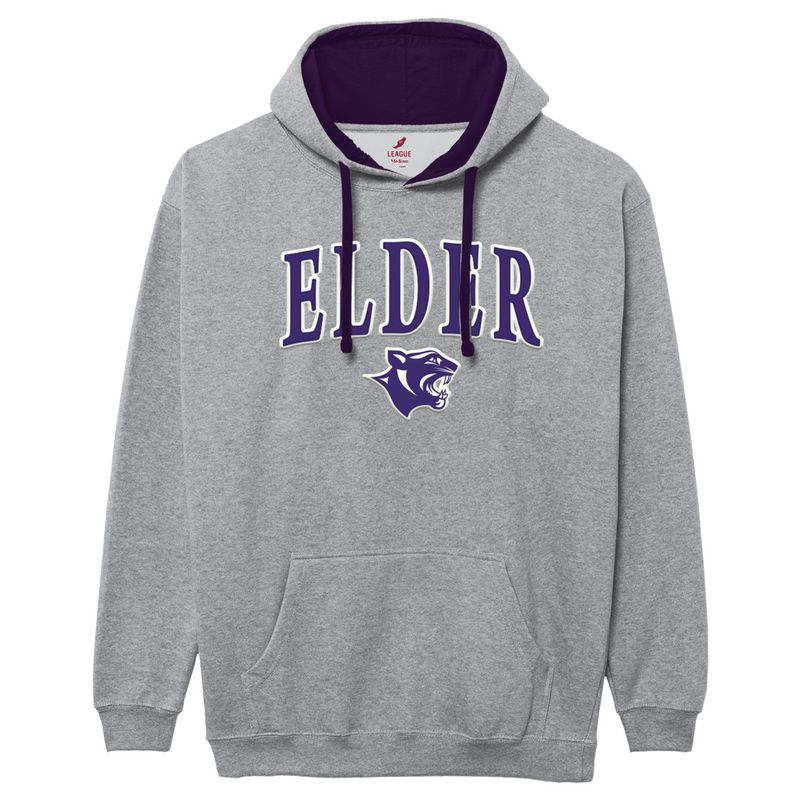 L2 GREY ESSENTIAL COLORBLOCK HOOD
