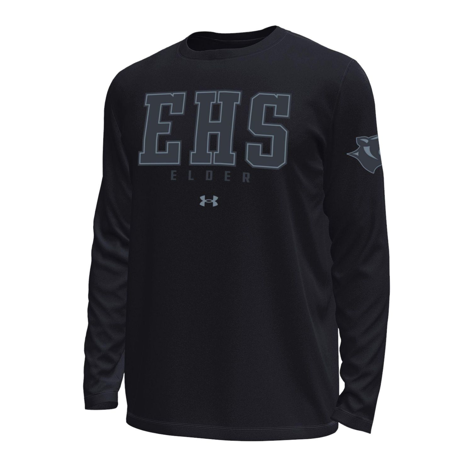 UNDER ARMOUR MENS BLACK LS TECH TEE 26 /27