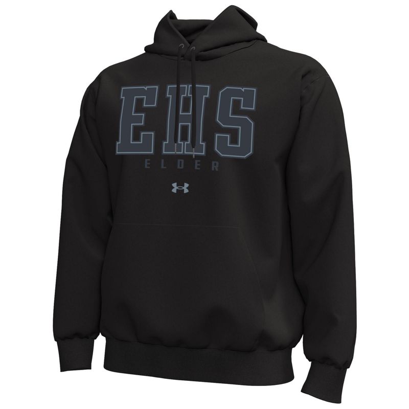UNDER ARMOUR MENS BLACK COTTON HOOD 26/27