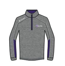 MENS COLUMBIA GREY/PURPLE SHOTGUN 1/4 ZIP