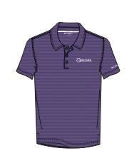MENS COLUMBIA PURPLE SAND TEE POLO