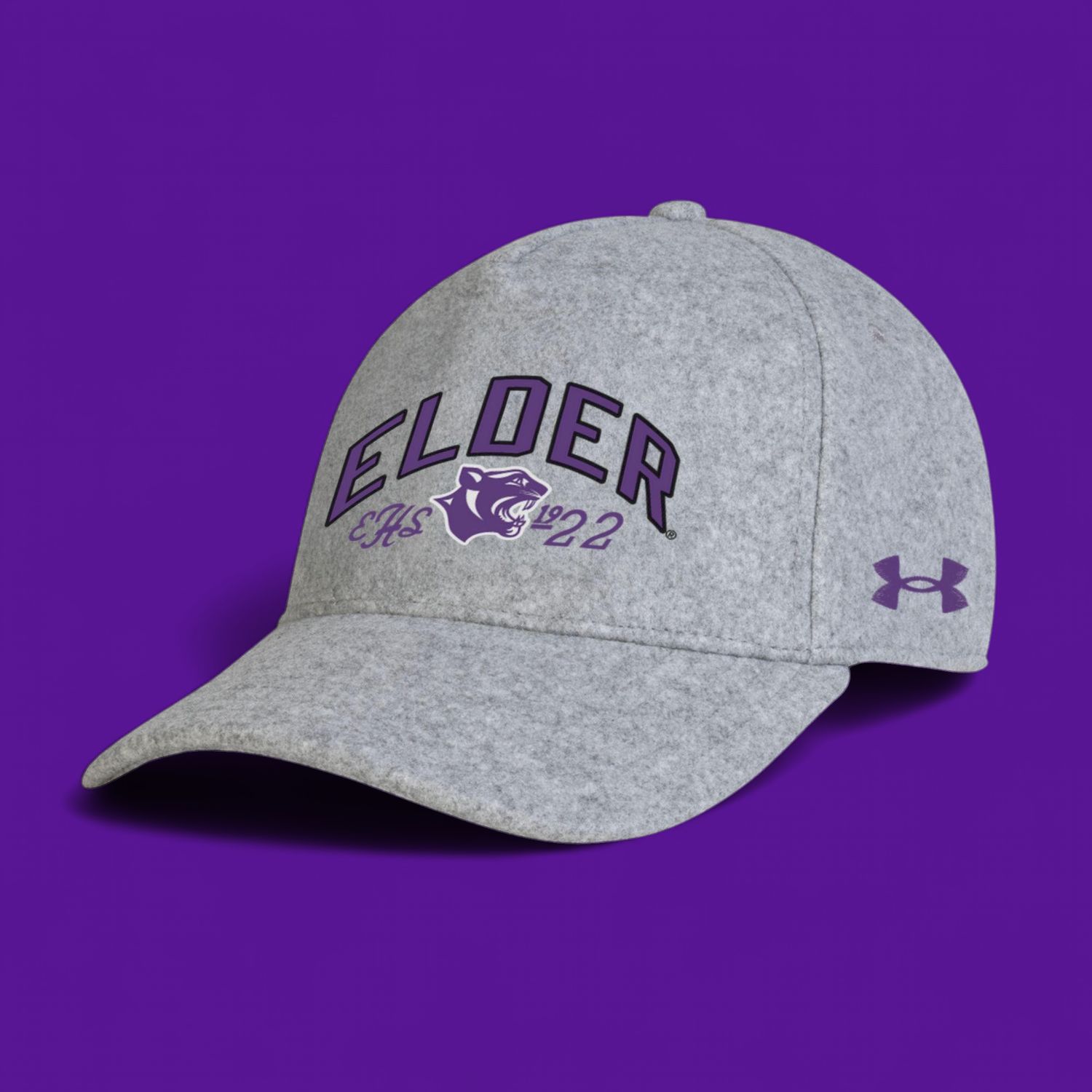 UNDER ARMOUR GREY EMB FLANNEL CAP