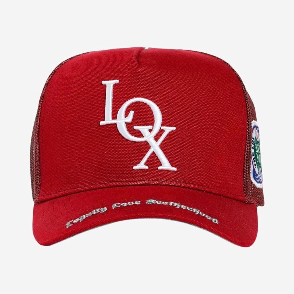 Godspeed LOX Cardinal Red Trucker Hat, color: Cardinal Red