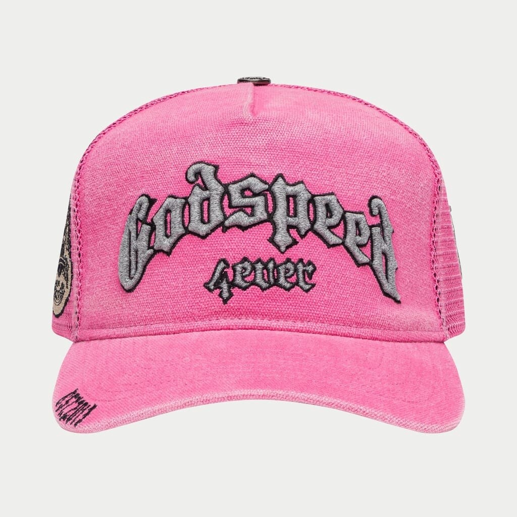 GS Forever Trucker Hat Fuchsia Washed