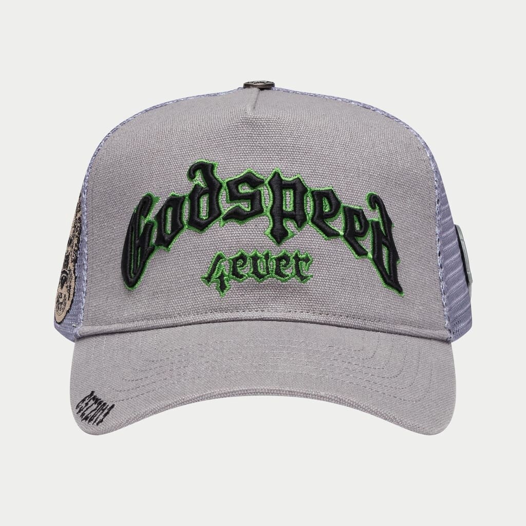 GS Forever Trucker Hat Grey Green