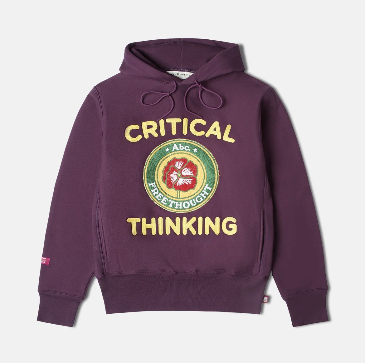 Abc. Critical Thinking Hoodie Blackberry