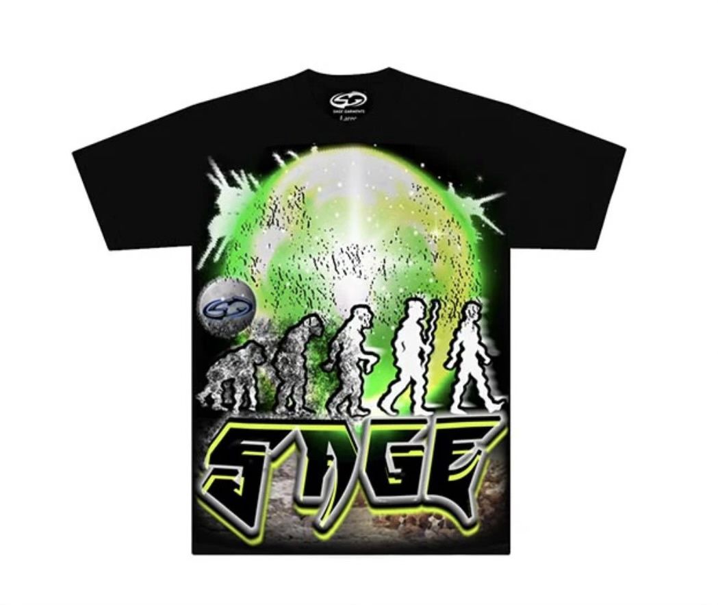 Sage Garments Evolution Part 2 T-Shirt Black