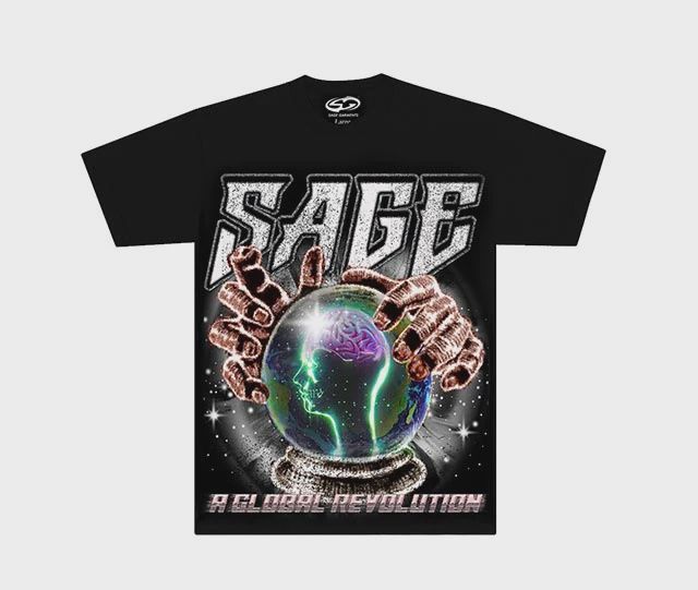 Sage Garments Future Fortune T-Shirt Black
