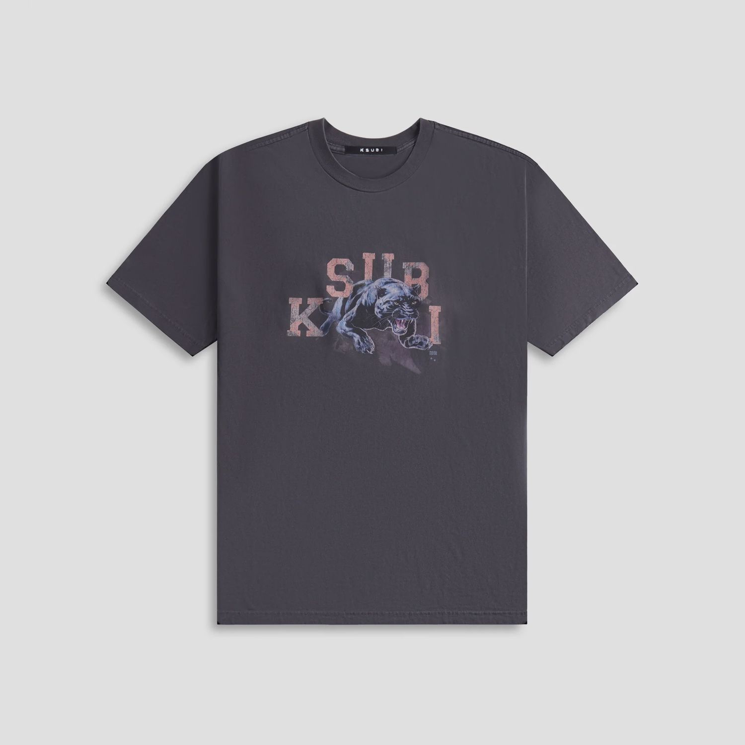 Ksubi Apex Biggies SS Tee Faded  Black