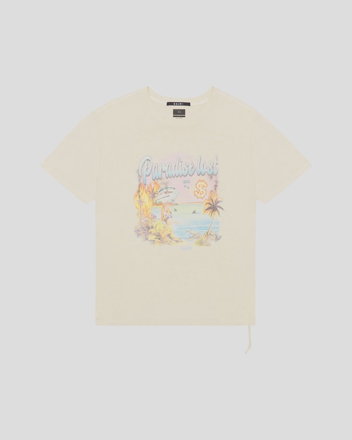 Ksubi Paradise Biggie SS Tee Dusty Desert