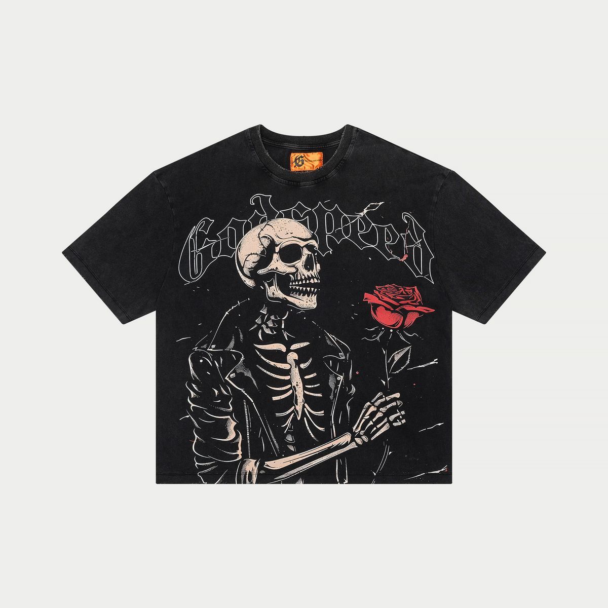 Godspeed Black Red Rose Tee