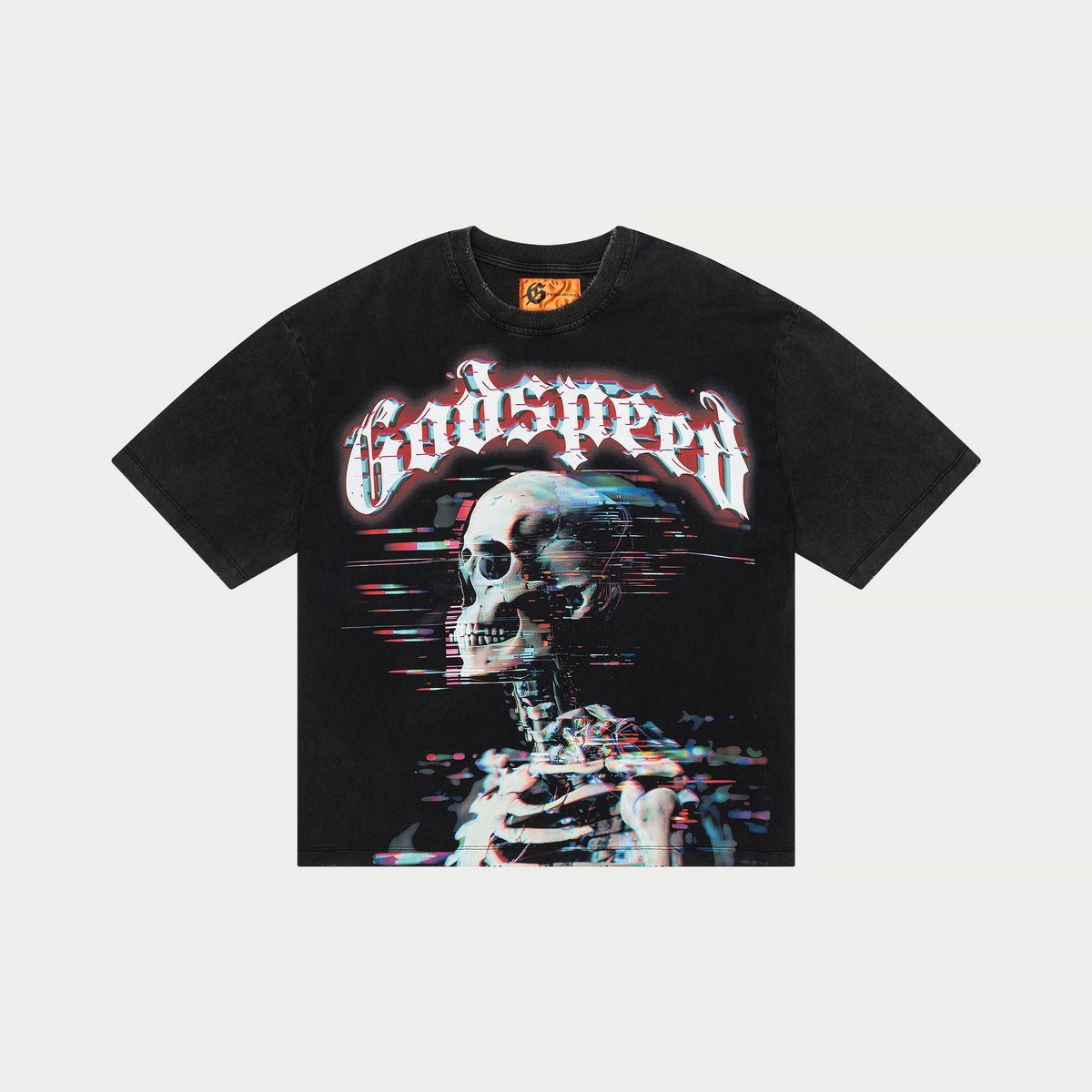 Godspeed Glitch Tee Black