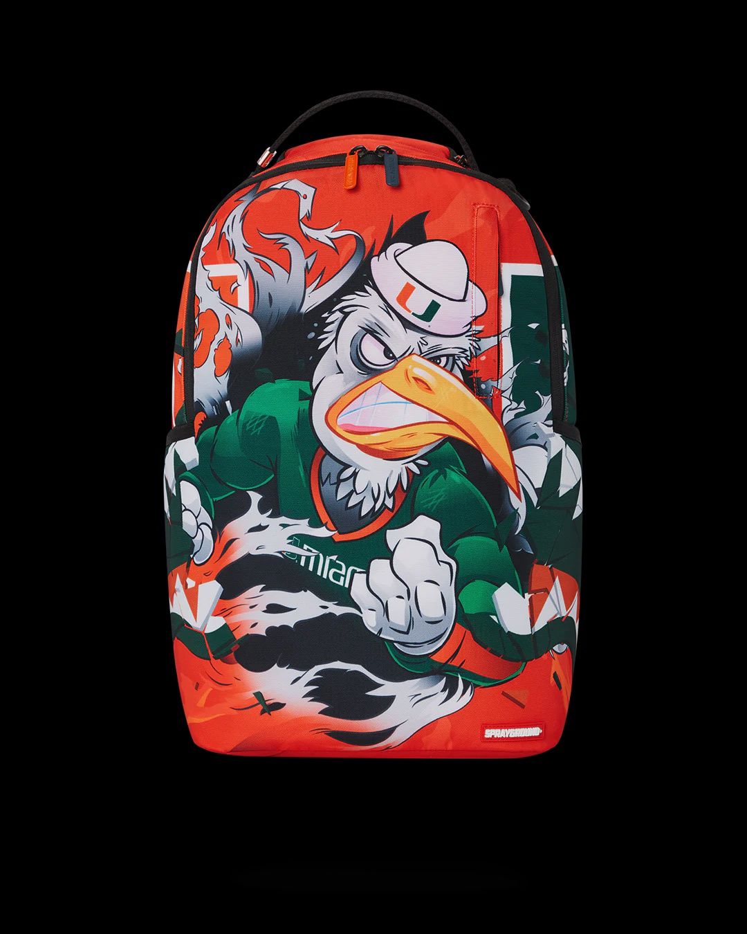 SPRAYGROUND UNIVERSITY OF MIAMI CLAP BACK DLXSR BACKPACK