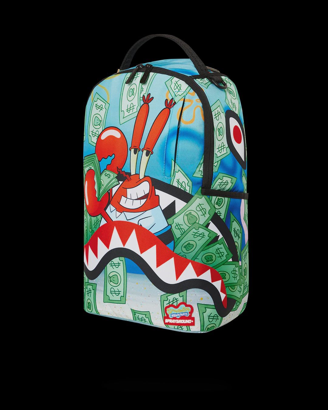 Mr krabs sprayground backpack deals