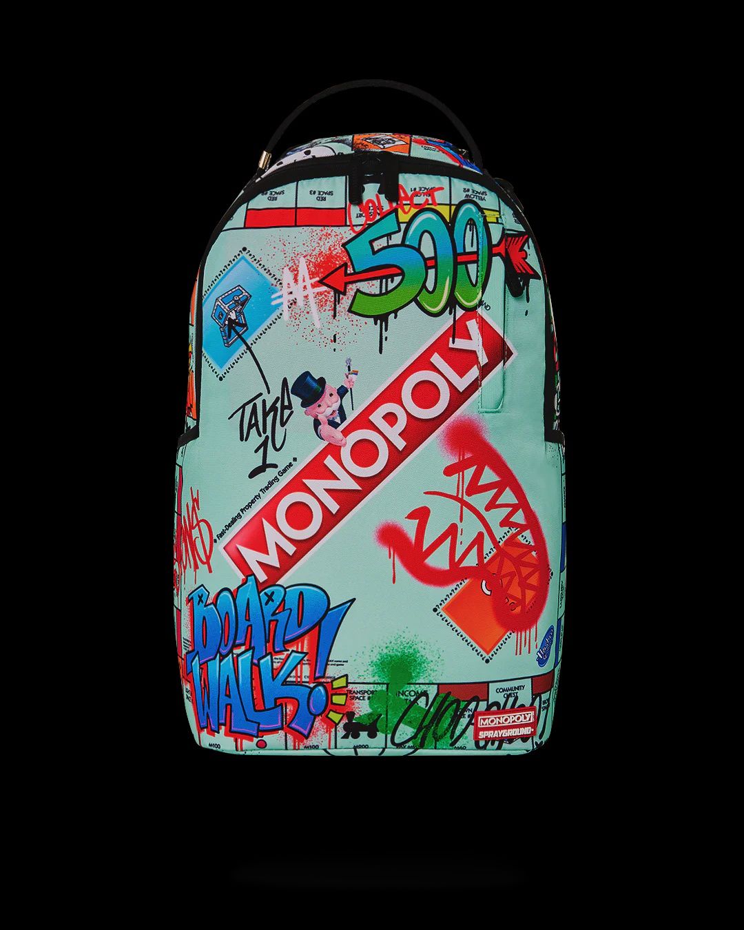 SPRAYGROUND MONOPOLY DO NOT PASS GO DLXSR BACKPACK