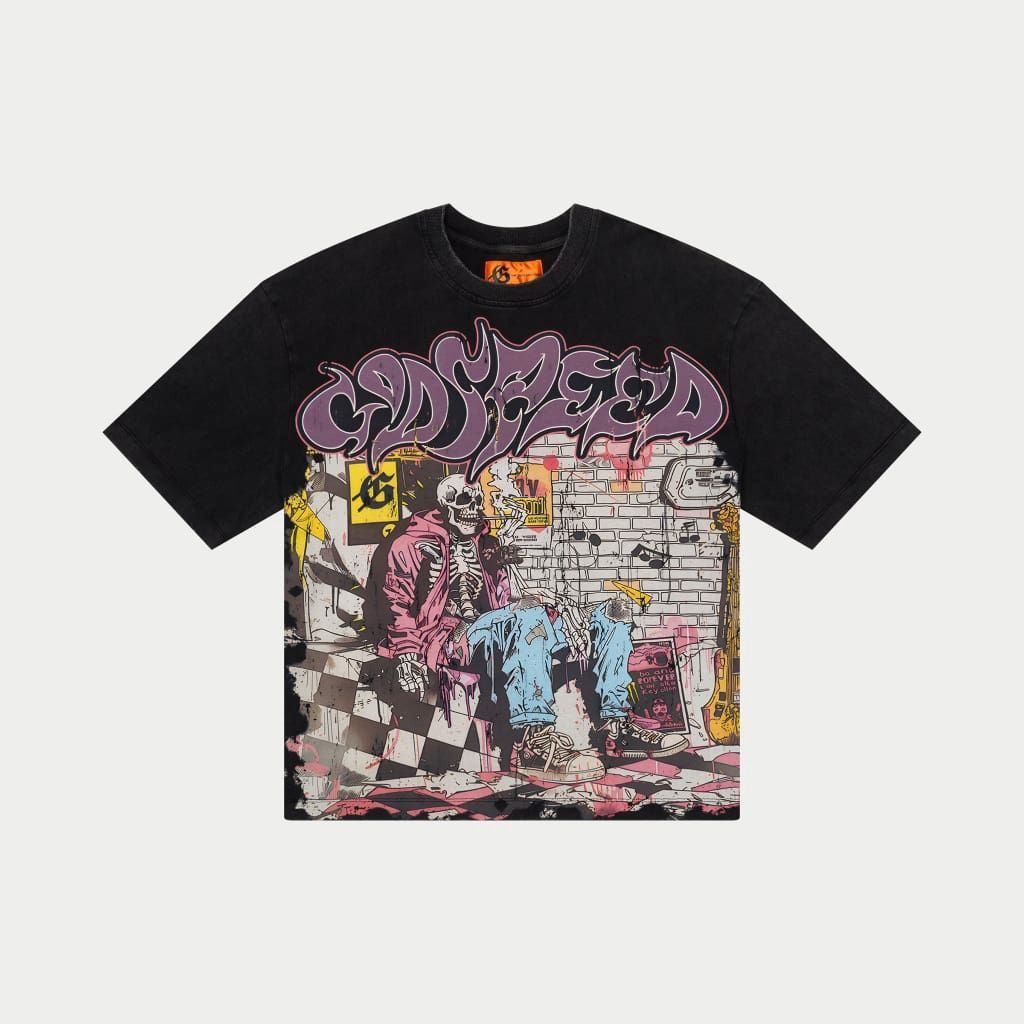 Godspeed Stoner Tee Black Wash