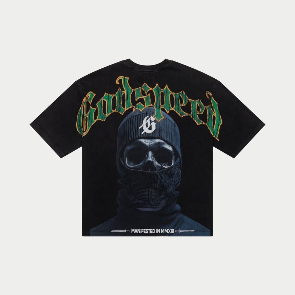 Godspeed Balaclava SZN Tee Black Wash