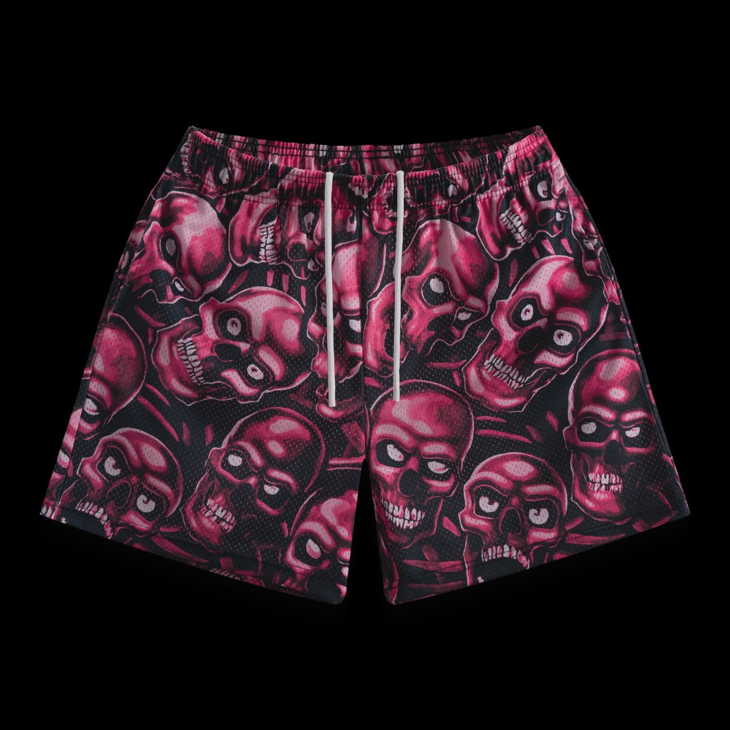 Bravest Studios Pink Skully Shorts