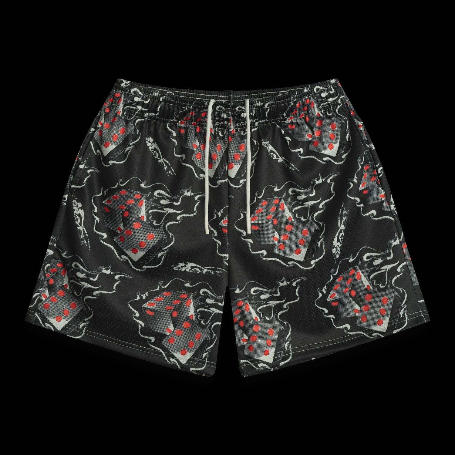 Bravest Studios Black Dice Shorts