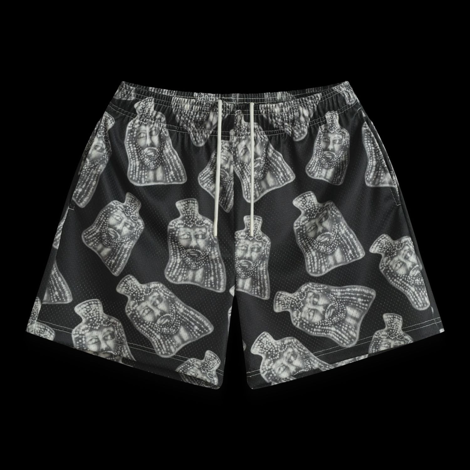 Bravest Studios  Black Jesus Piece Shorts