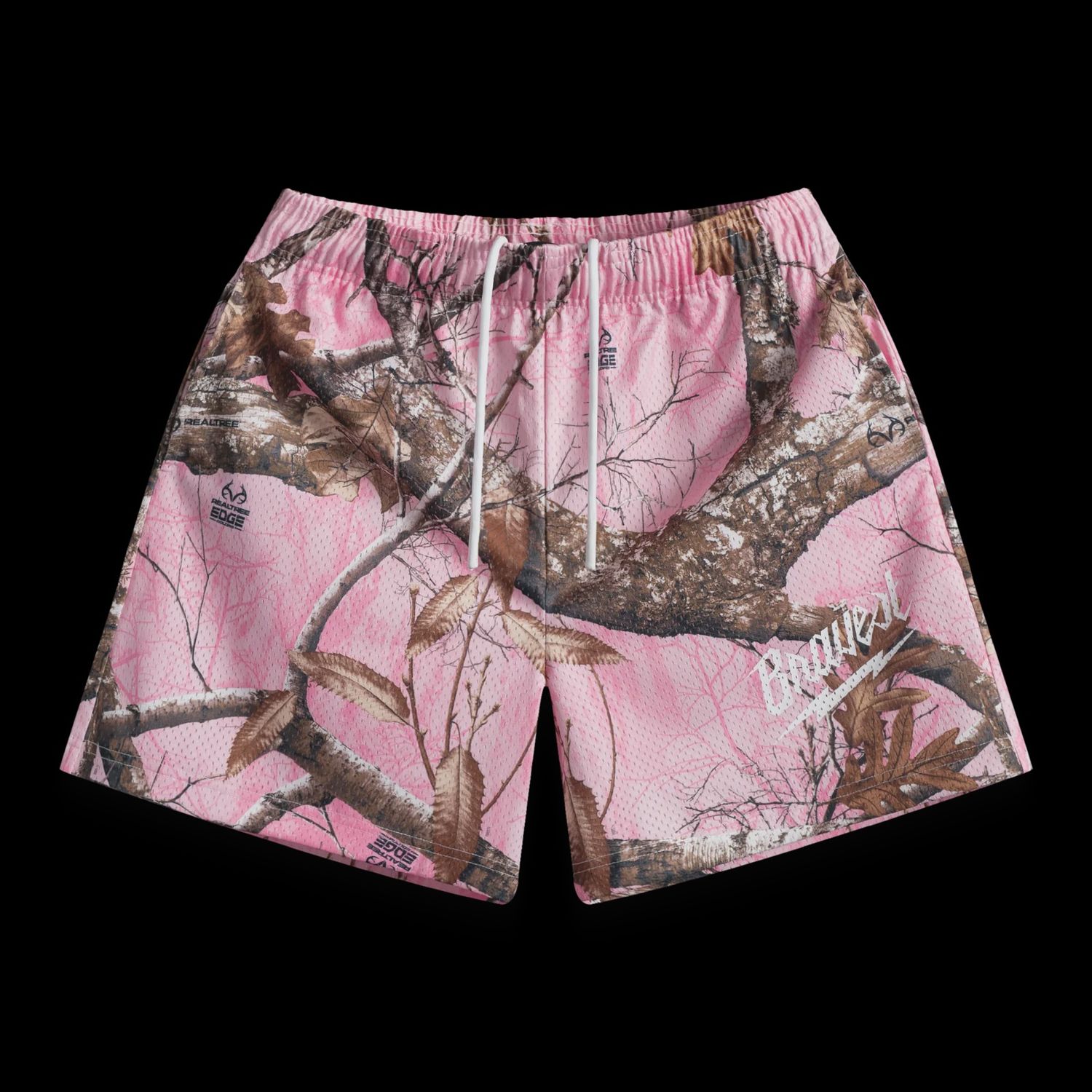 Bravest Studios Pink Real Tree Shorts