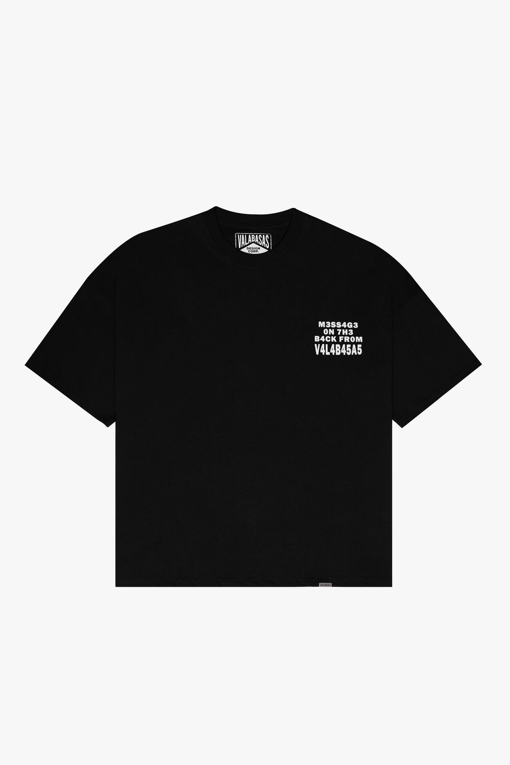 Valabasas Pathfinder Black Oversized Tee