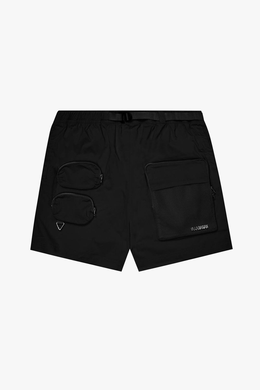 Valabasas Cargo Compact Black Nylon Shorts
