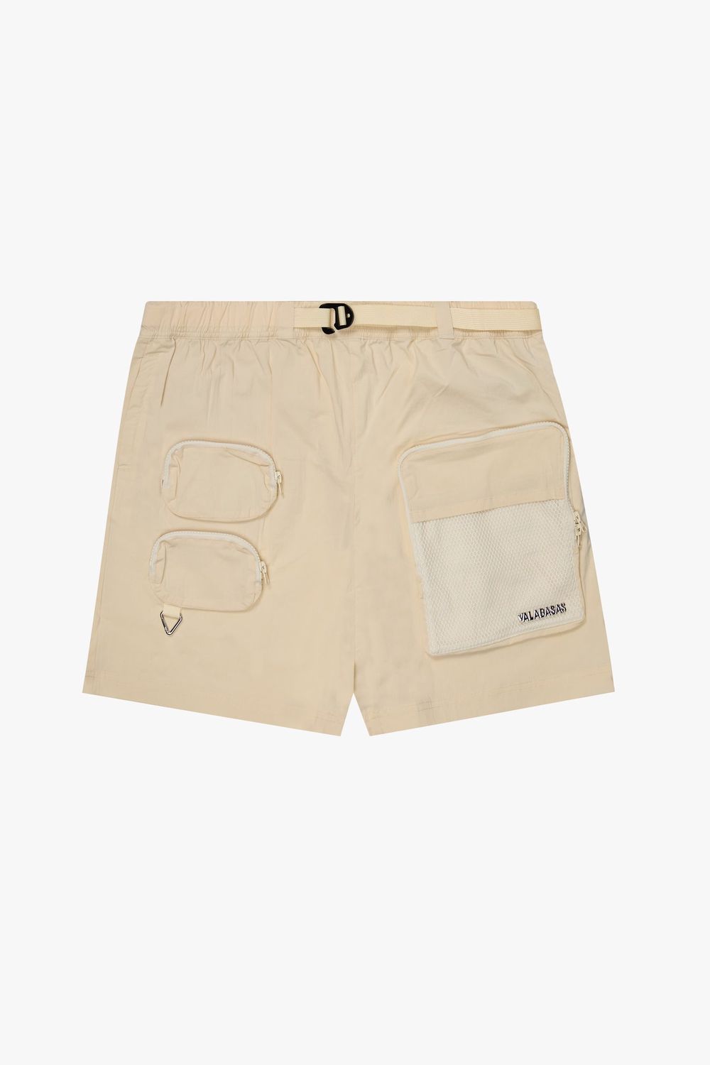 Valabasas Cargo Compact Off-white Nylon Shorts