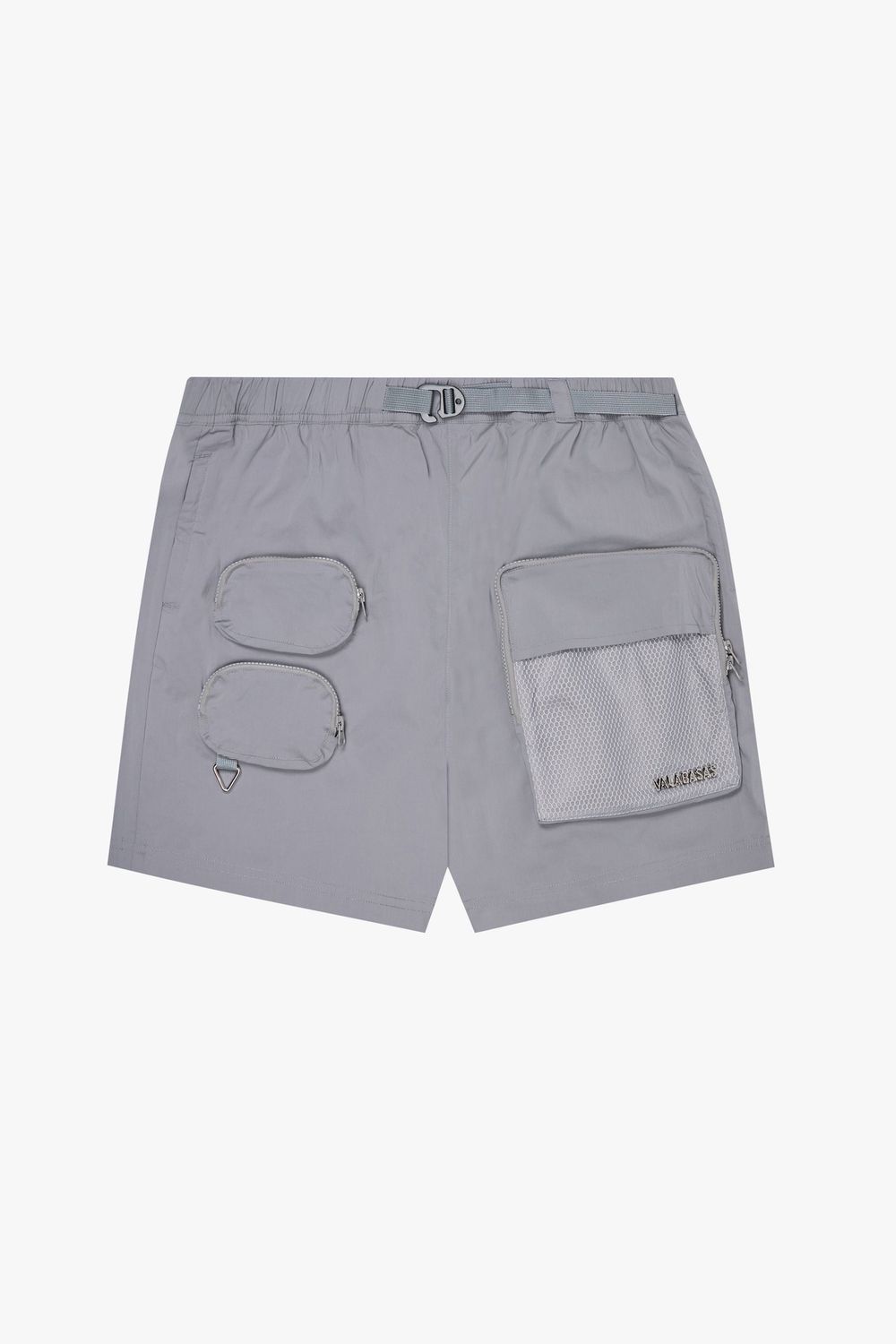 Valabasas Cargo Compact Grey Nylon Shorts