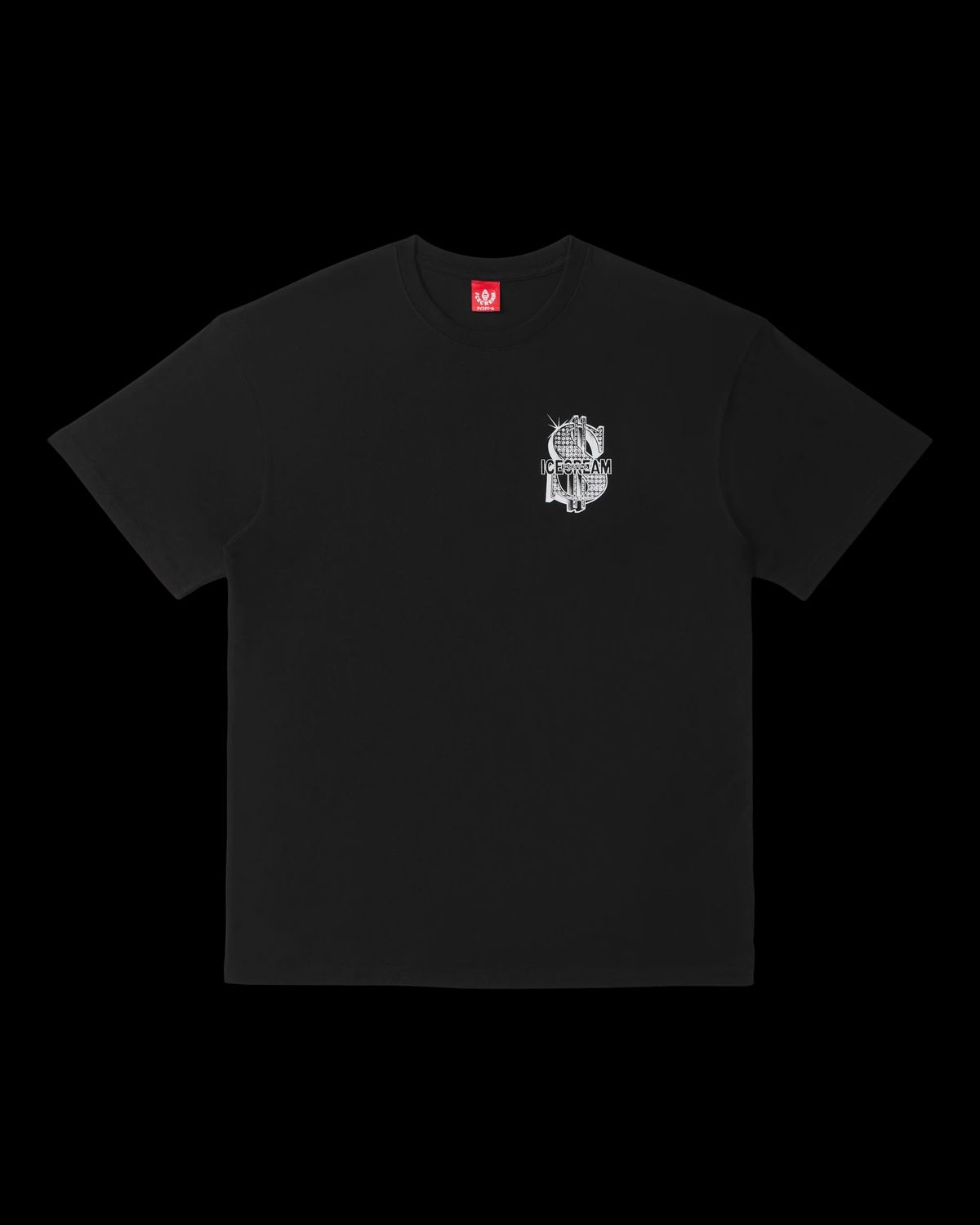 Ice Cream Stairs to Success SS Tee Black