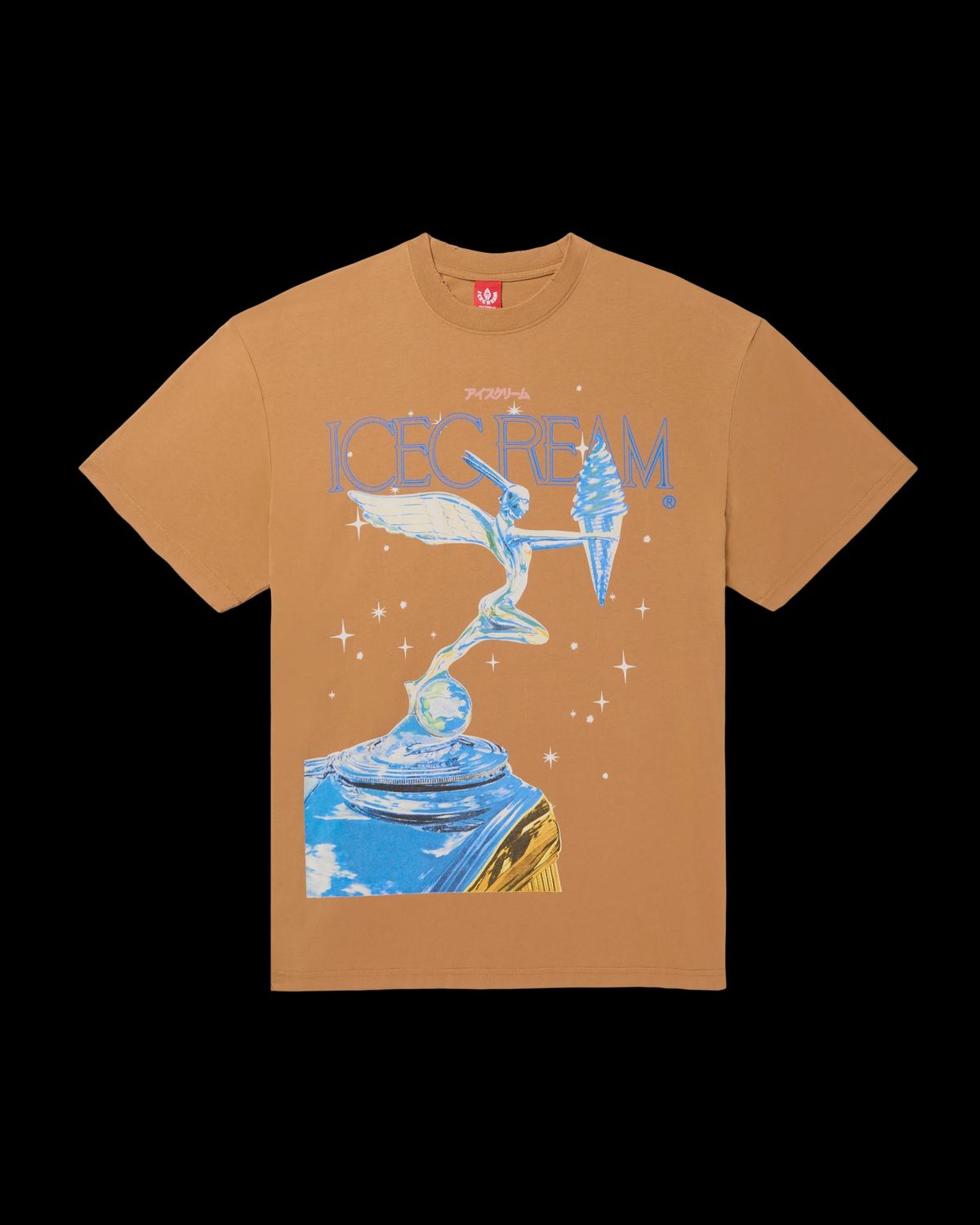Ice Cream Hood SS Tee Cashew