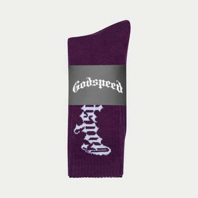 Godspeed Logo Sock Grape