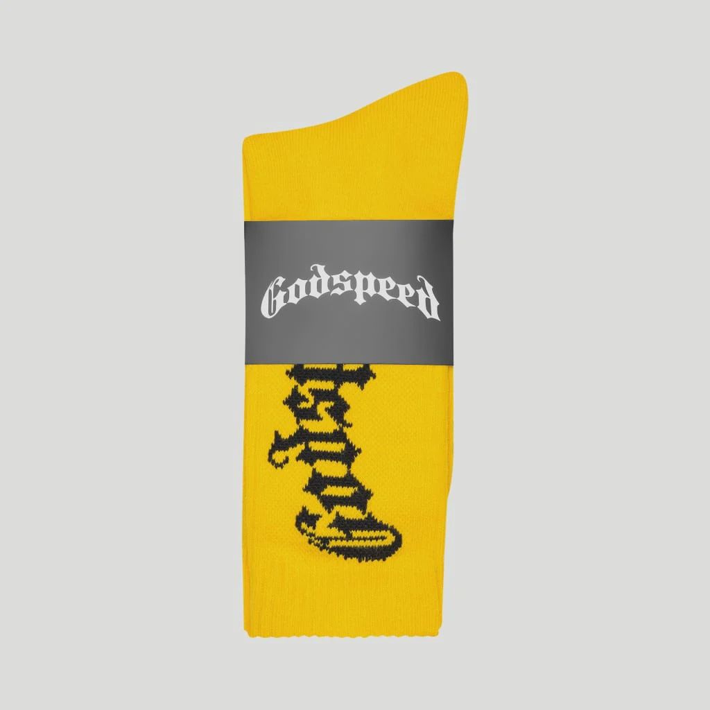 Godspeed Logo Socks Yellow