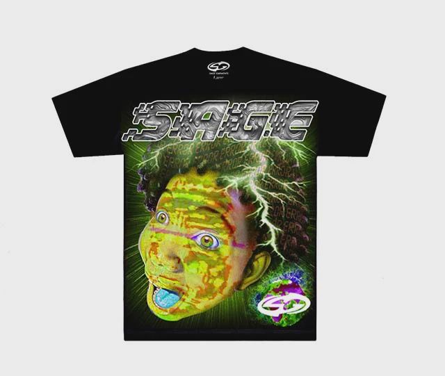 Sage Garments Error Head Tee Black Yellow